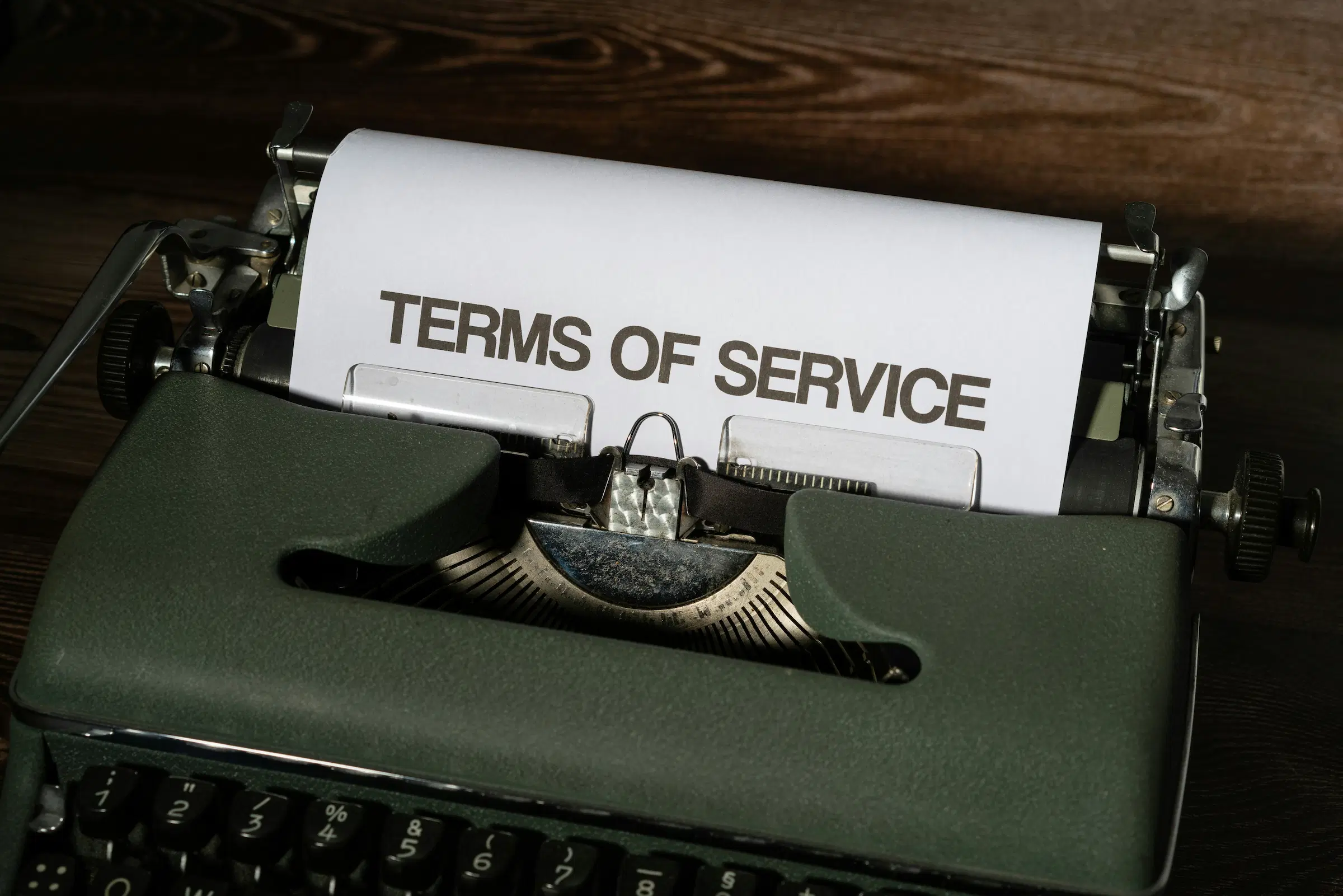 Tradesperson and customer settling a payment with terms agreed up front